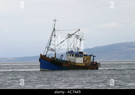 Jakobsmuschel Baggerarbeiten Boot in den Firth Of Lorne SAC aus Schottland s Westküste tätig Stockfoto