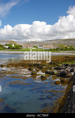 Ballyvaughan, Dorf, die Burren, County Clare, Irland Stockfoto