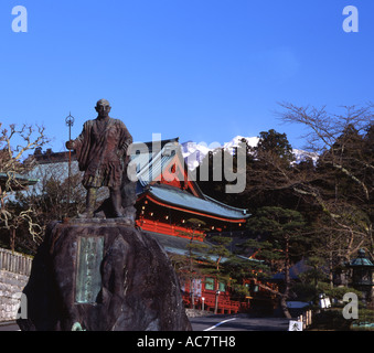 Rinno-Ji (Rinnoji), Nikko, Japan buddhistische Tempel der Tendai-Abschn. Sanbutsu-Do (Sanbutsudo) Nikko größte Halle Stockfoto