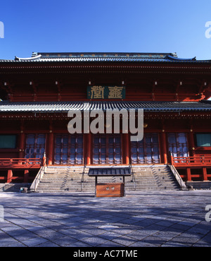 Rinno-Ji (Rinnoji), Nikko, Japan buddhistische Tempel der Tendai-Abschn. Sanbutsu-Do (Sanbutsudo) Nikko größte Halle Stockfoto