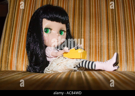 Blythe Cherub sammeln gruselig Disco Volante Puppe Vollfarbe Amerika amerikanische weiße Foto Fotograf Fotografie us US Stockfoto