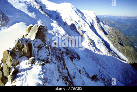 Mont Blanc - Glacier des Bossons - Frankreich - Alpen - Europa Stockfoto