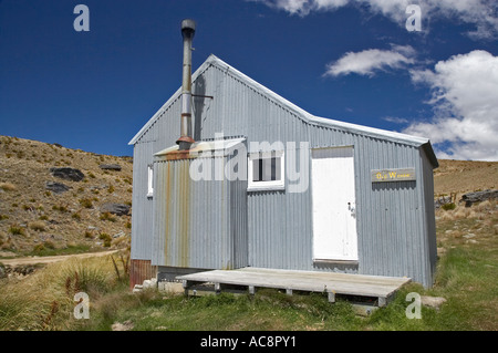 Alte Frau Hütte alte Frau Bereich Central Otago Südinsel Neuseeland Stockfoto