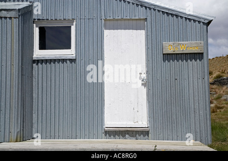 Alte Frau Hütte alte Frau Bereich Central Otago Südinsel Neuseeland Stockfoto