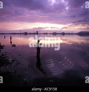 Port Talbot Stahl Angeln funktioniert West Glamorgan Wales UK Stockfoto