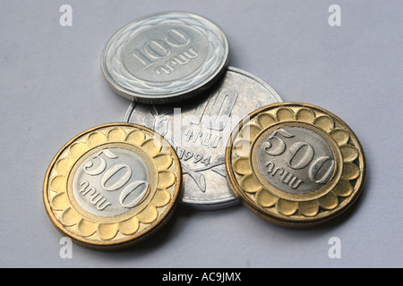 Armenische Münzen Stockfoto