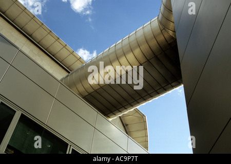 Architekturdetail, Bridgewater Hall, Barbirolli Square, Manchester, UK Stockfoto