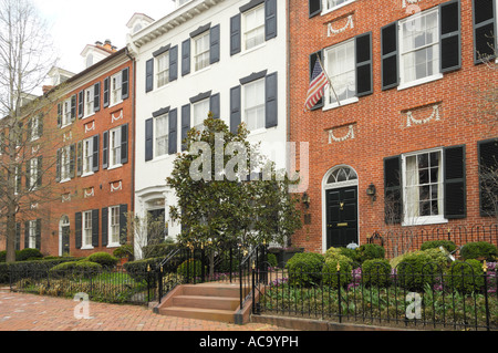 Coxs Zeile Georgetown in der Nähe von Washington DC USA Stockfoto