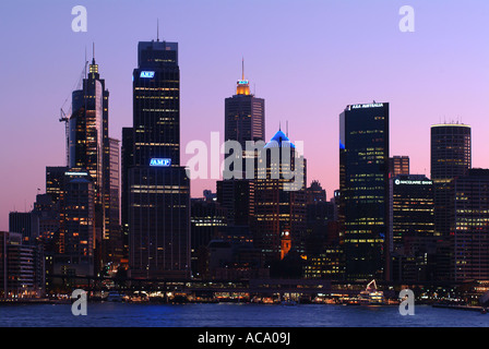 Skyline von Sydney Downtown, Sydney, New South Wales, Australien Stockfoto