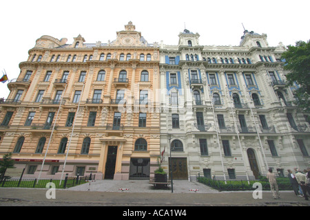 Lettland - Riga - Jugendstil Stockfoto
