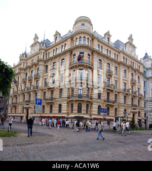 Lettland - Riga - Jugendstil Stockfoto