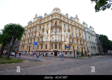 Lettland - Riga - Jugendstil Stockfoto