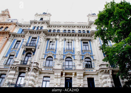 Lettland - Riga - Jugendstil Stockfoto