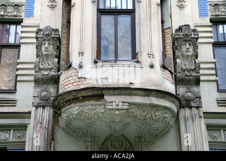 Lettland - Riga - Jugendstil Stockfoto