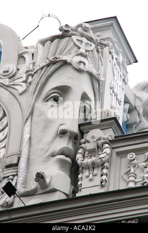 Lettland - Riga - Jugendstil Stockfoto