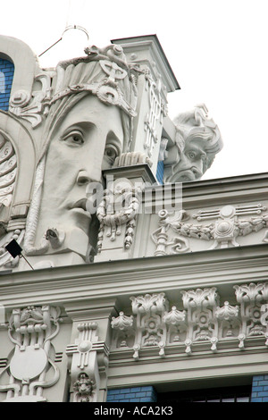 Lettland - Riga - Jugendstil Stockfoto