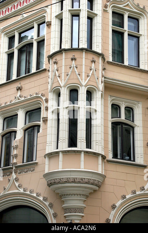 Lettland - Riga - Jugendstil Stockfoto