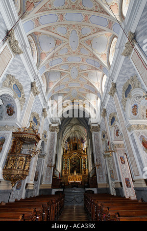 Religiöse Stiftung Göttingen, Stiftskirche, Niederösterreich, Österreich Stockfoto