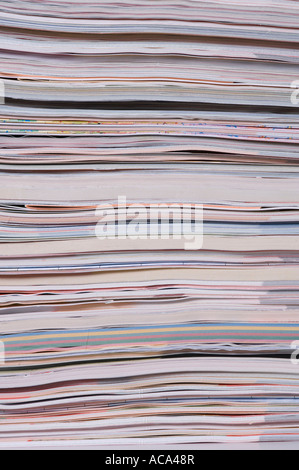 Zeitschriften, Papier Stockfoto