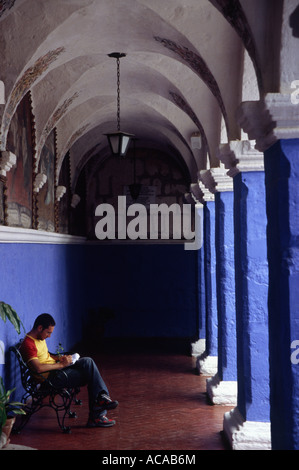 Kloster Santa Catalina - Arequipa PERU Stockfoto