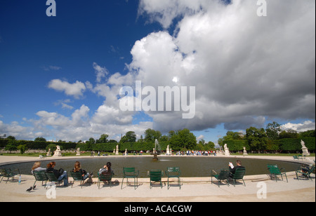 PARIS die Gärten der Tuilerien Stockfoto