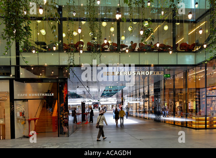 Cafe Kunsthalle, Perusahof und Salvatorpassage, shopping-Arkade "Fuenf Hoefe" (fünf Gerichte), München, Bayern, Deutschland Stockfoto