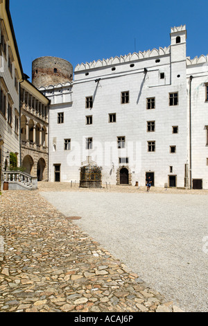 Historische alte Stadt Jindrichuv Hradec, Süd-Böhmen, Tschechische Republik Stockfoto