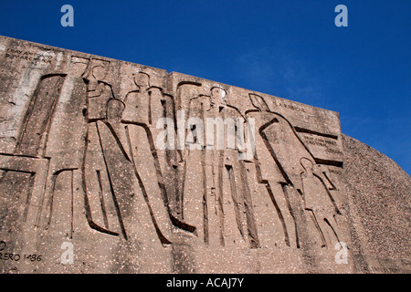 Monumento al Descubrimiento, Plaza de Colón, Madrid, Spanien Stockfoto