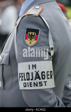 Deutsche Militär-Polizist Stockfoto