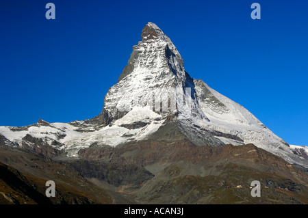 Matterhorn, Mont Cervin, Zermatt Wallis Schweiz Stockfoto