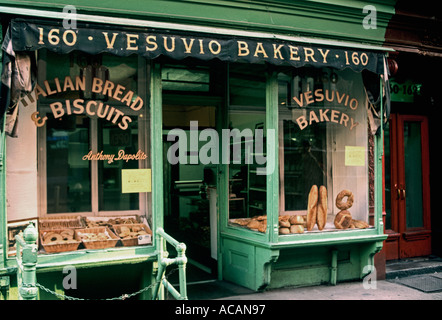 VESUVIO BÄCKEREI renommierter traditioneller Bäckerladen von Vesuvio im Stadtteil SoHo New York City Manhattan Amerika USA Stockfoto