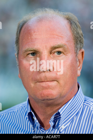 Porträt des FC Bayern general Manager Uli Hoeneß Stockfoto