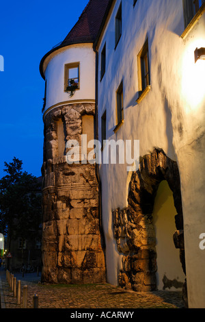 Porta Praetoria, Regensburg, Oberpfalz, Bayern, Deutschland Stockfoto