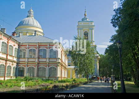 Alexander Russisch-orthodoxes Kloster Sankt Petersburg Russland Stockfoto