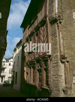 Maison des Marmousets, Ploërmel, Morbihan, Bretagne (Bretagne), Frankreich. Stockfoto