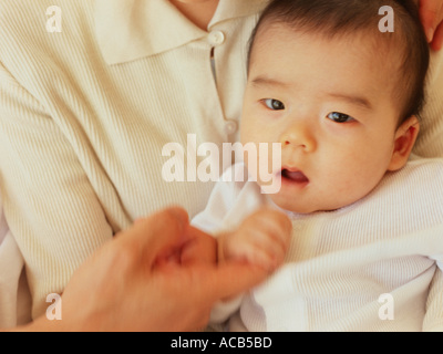 Am Wochenende Familie Eindruck Stockfoto