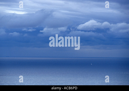Sturm auf dem Meer in Nizza Frankreich Stockfoto