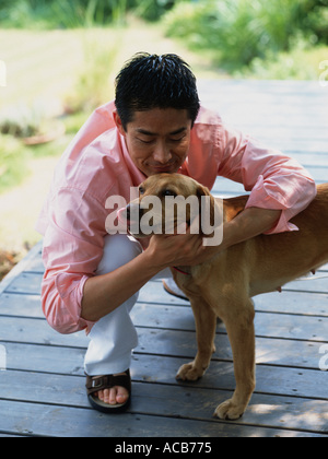 Wochenende-Familie überspringen Stockfoto