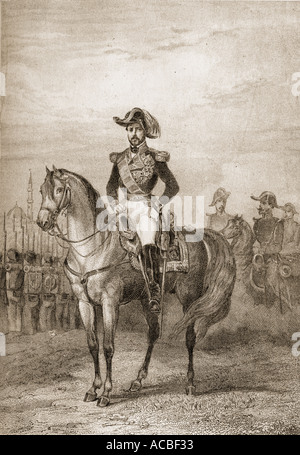 Allgemeine Prim Juan Prim y Prats 1814-1870. Kommandant der Spanischen expedition Mexiko Invasion im Jahre 1861 Stockfoto