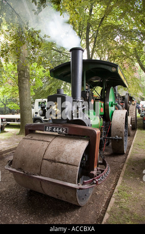 Lokomobile auf dem Display bei Steam fair Bayley Park Abergavenny Wales UK Stockfoto