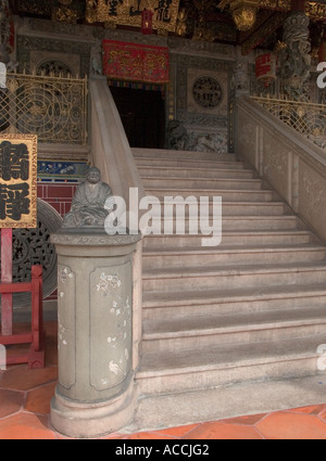 Stufen zum Eingang Khoo Kongsi, Georgetown Penang Malaysia Stockfoto