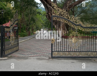 Gateway und Eingang zum Botanischen Garten, Penang, Malaysia, Asien, Stockfoto