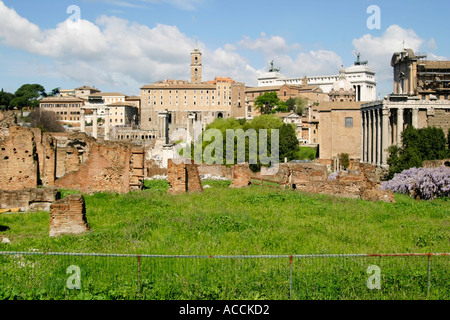 Römische Ruinen Rom Italien Stockfoto