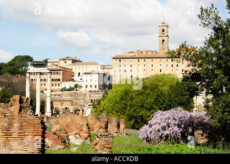 Römische Ruinen Rom Italien Stockfoto