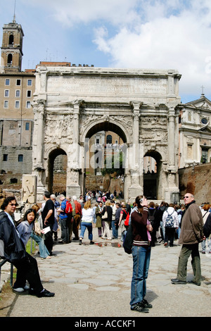 Römische Ruinen Rom Italien Stockfoto