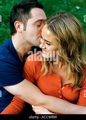 Ein junges Paar in der Liebe. Stockfoto