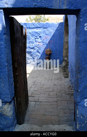 Interieur, Santa Catalina Kloster, Arequipa, Peru Stockfoto