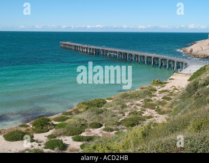 Stenhouse Bay Jetty, Innes National Park, südlichen Yorke Peninsula, South Australia, Stockfoto