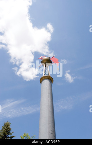 Sowjetischen Ehrenmal im Nord-Kaukasus Stadt von Georgijewsk in Süd-West-Russland Stockfoto