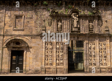 Heilige Pforte, Plaza de la Quintana, Dom, Santiago de Compostela, El Camino de Santiago, Provinz La Coruna, Spanien, Europa Stockfoto